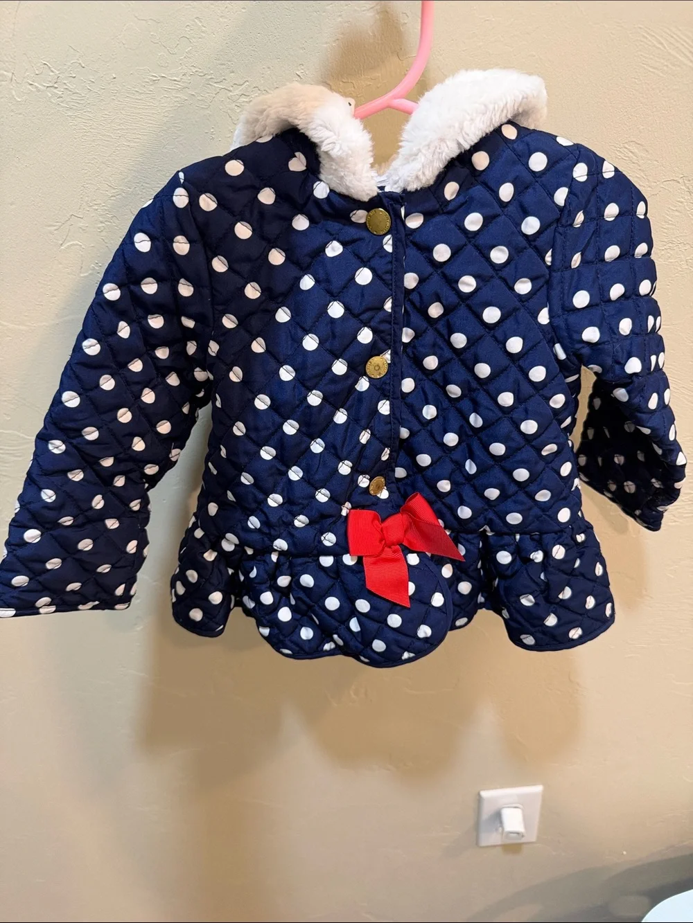 N/A quilted navy